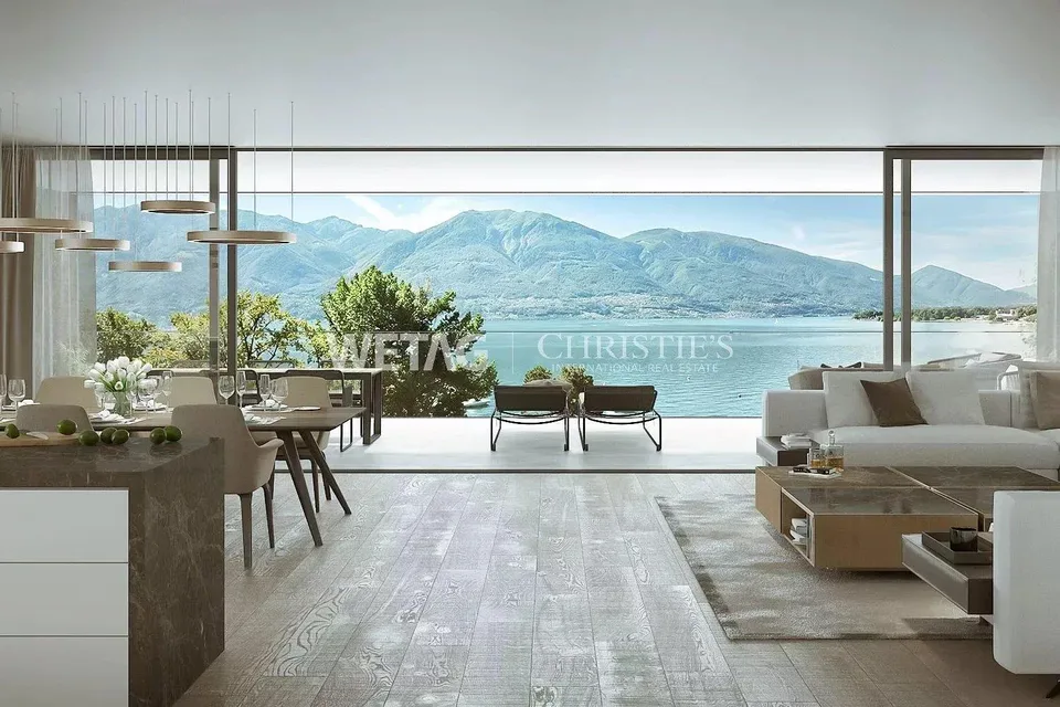 Appartamento nuovo esclusivo con terrazza panoramica spaziosa & vista lago, in vendita a Minusio