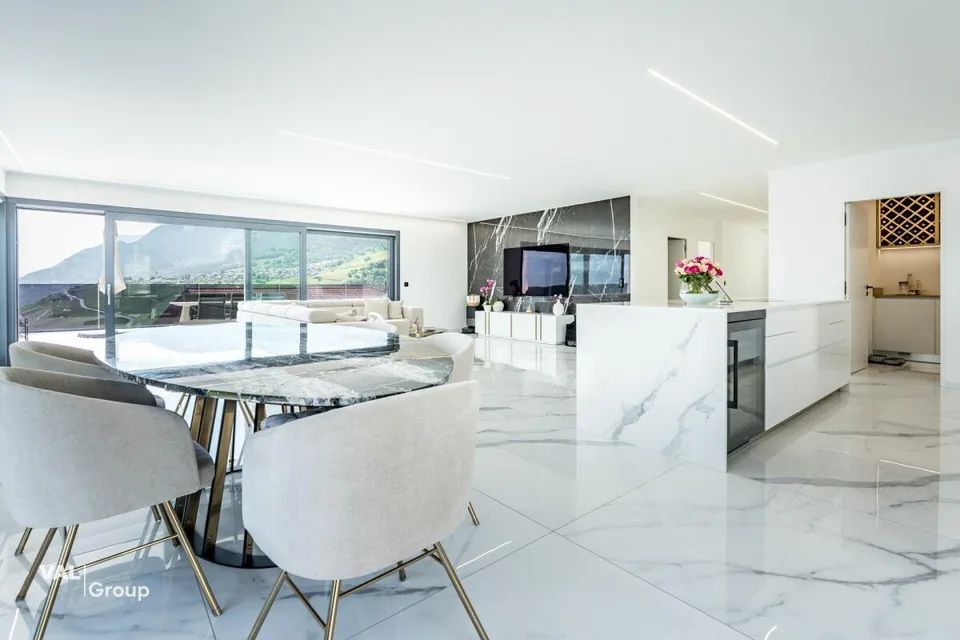 Villa di prestigio a Savièse con vista sulla Valle del Rodano