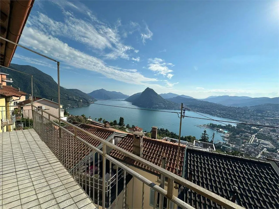 Casa indipendente con meravigliosa vista lago nel cuore di Aldesago – foto 12 di 12