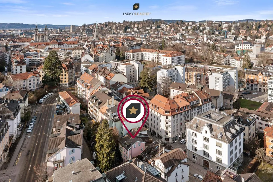 Charmantes, seltenes Stadthaus in Zentrumsnähe von St. Gallen.
