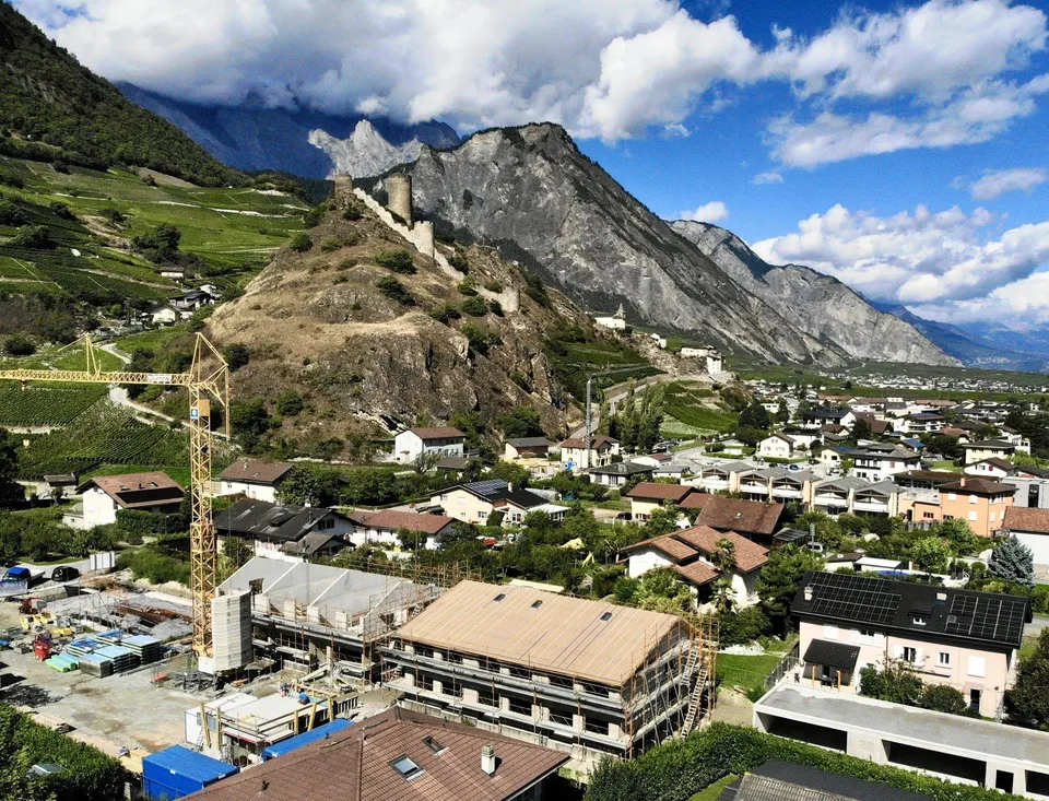 Villa mitoyenne d'exception au coeur de Saillon - 181 m² - 6 pièces – Foto 6 von 14