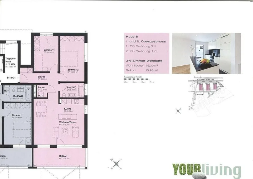 Gemütliche 3.5-Zimmer-Wohnung im Gretznebach