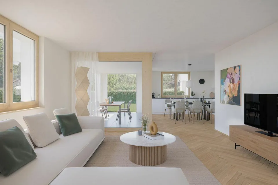 Appartamento in proprietà attraente di 4 ½ locali in una zona residenziale idillica e tranquilla a Buchs