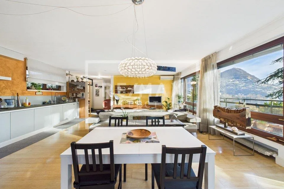 Exklusive 3½-Zimmer-Wohnung mit Panoramaterrasse und Seeblick in Lugano – Foto 8 von 13