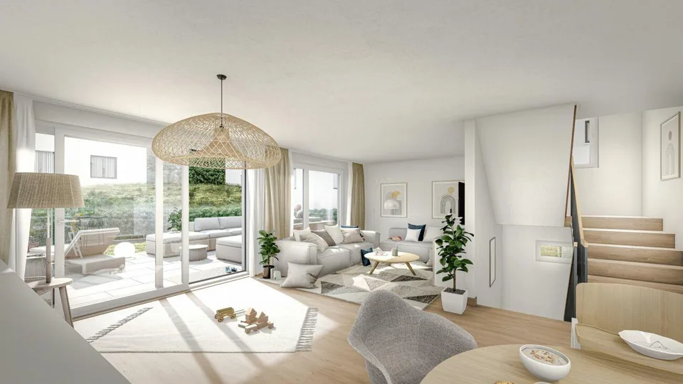 Neubauprojekt: Modernes Familienhaus im Grünen - ruhig wohnen mit g...