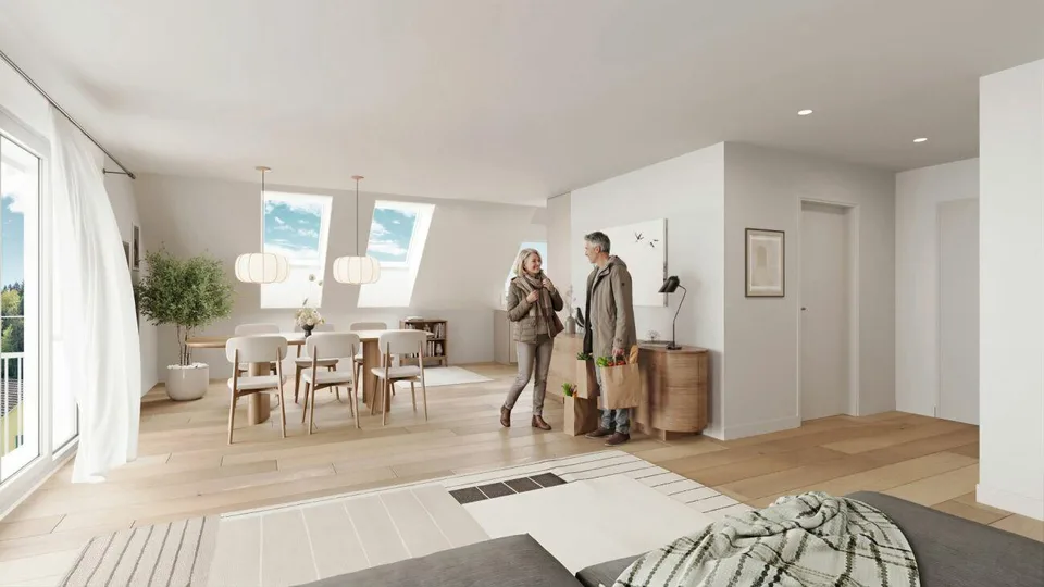 Helle 3.5-Zimmer-Wohnung - Wohnambiente und Gemütlichkeit