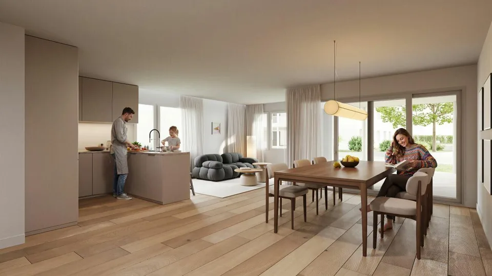 Helle 3.5-Zimmer-Wohnung - Wohnambiente und Gemütlichkeit
