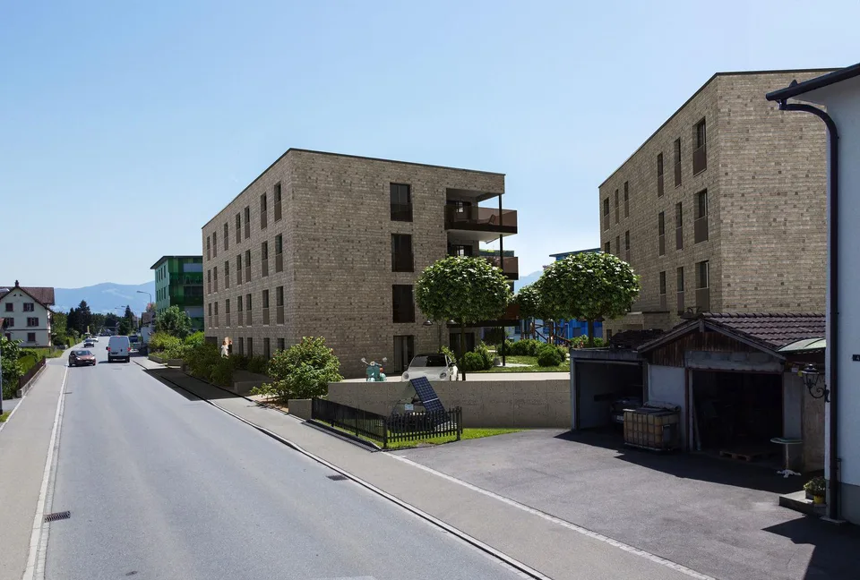 Projet de construction neuve "Widnau West" - appartement dans un emplacement central calme avec de nombreux extras