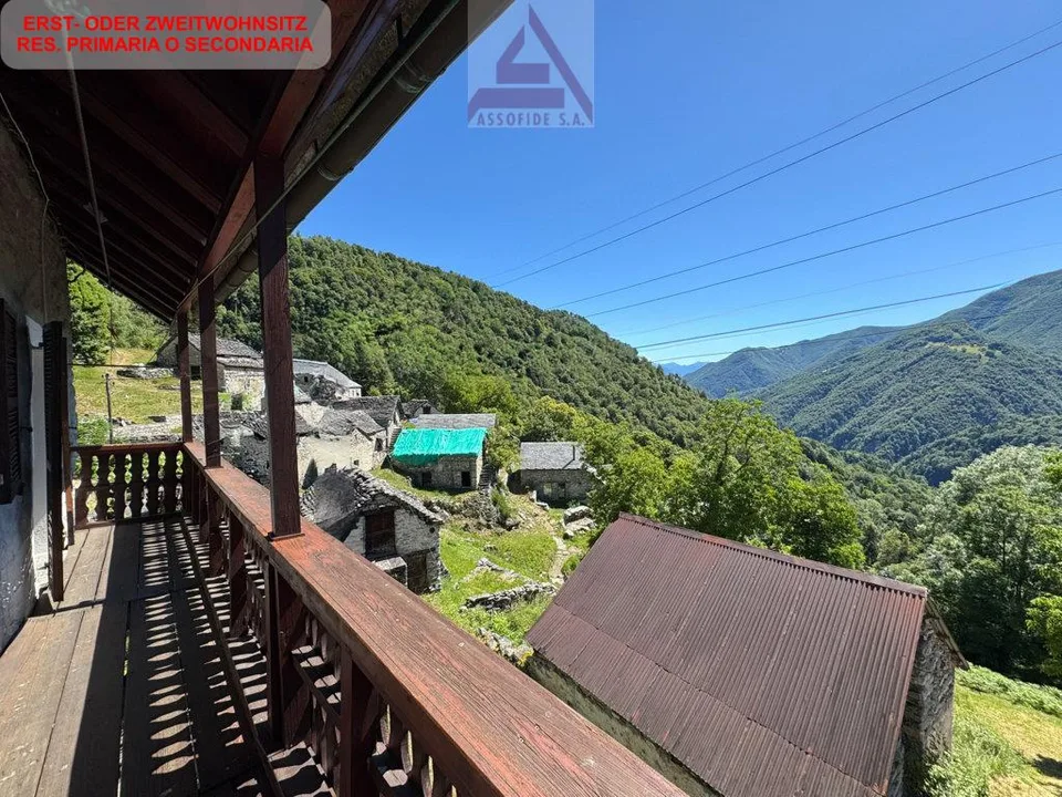Rustico mit Panoramablick in Lionza / Rustico e vista a Lionza