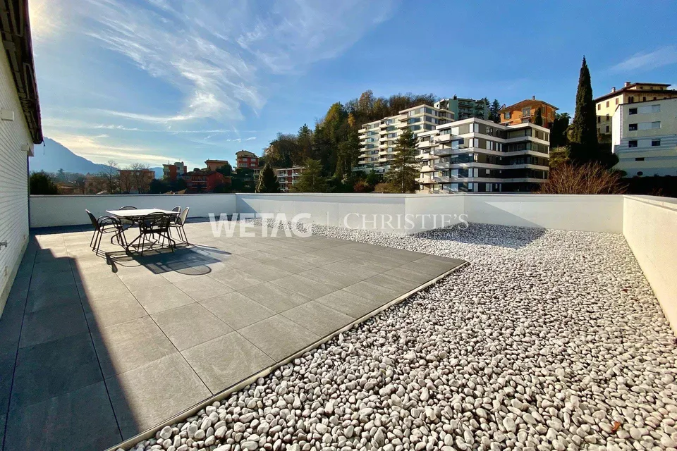 Lugano: Penthouse-Wohnung mit grosser Terrasse zu verkaufen