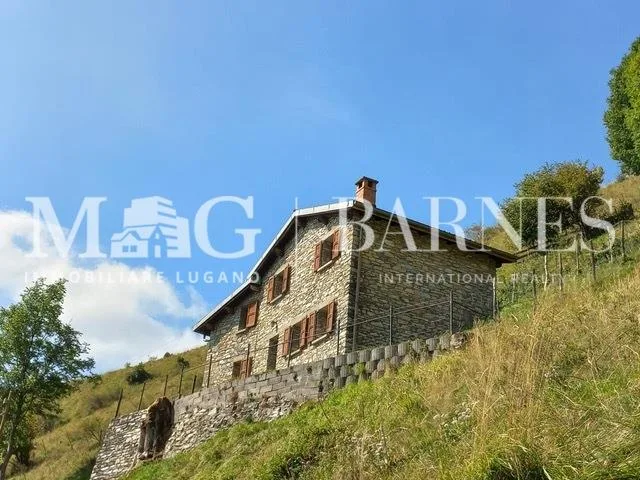 Rustico arredato con terreno 2'000 mq a Roncapiano, Valle di Muggio