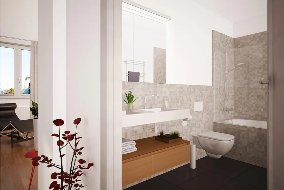Exclusive city apartment with a view of the green
