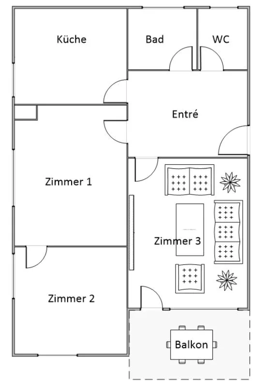 3-Zimmerwohnung