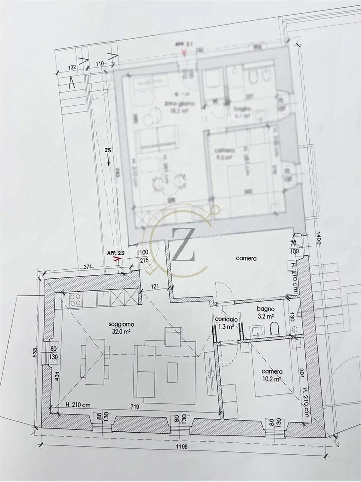 BIRONICO - Appartement mansardé de 3.5 pièces