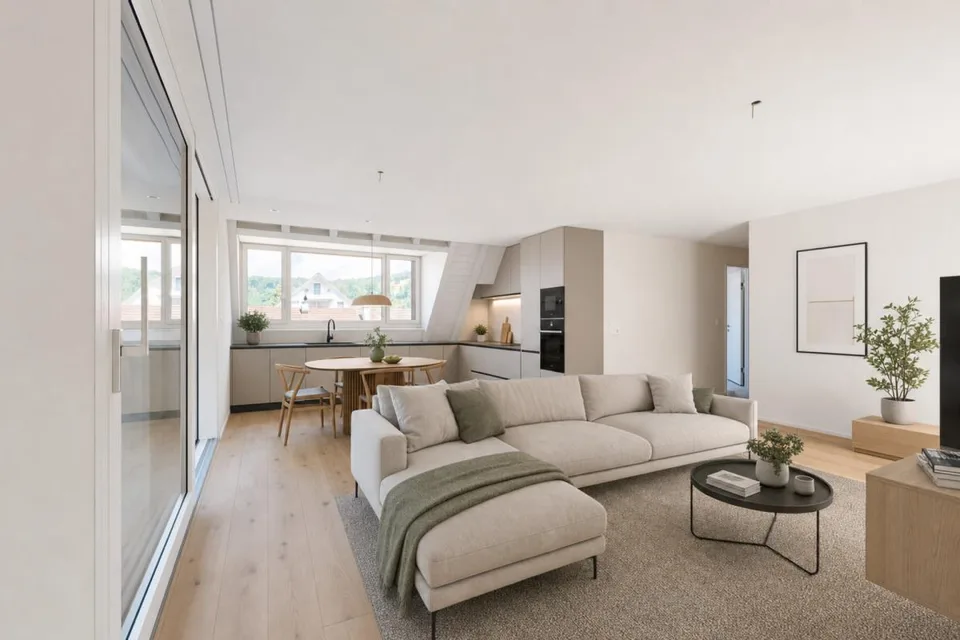 Wohnen im Dorf - Neubau 3.5-Zimmer-Maisonettewohnung