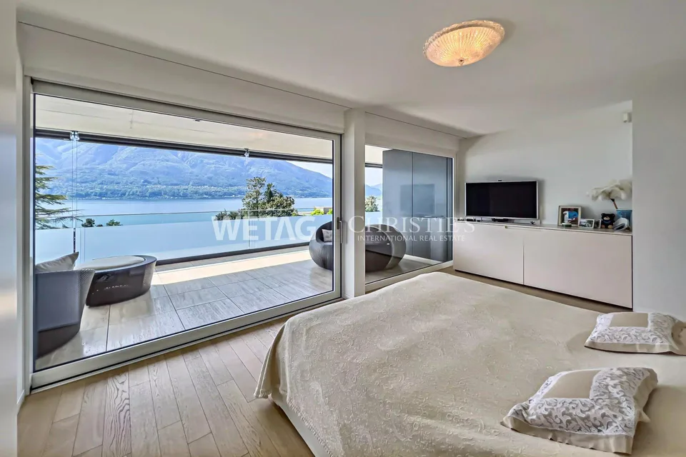 Minusio: Elegantes Luxus-Designer-Duplex-Penthouse zum Verkauf am L...