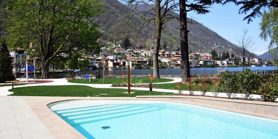 Elegante Duplex presso Complesso Residenziale fronte lago di Lugano
