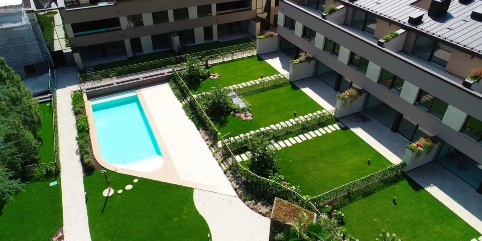 Elegante Duplex presso Complesso Residenziale fronte lago di Lugano