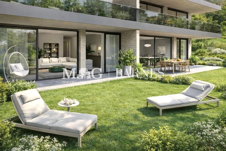 Lugano, Pregassona: Nuovo 3.5 locali con giardino privato