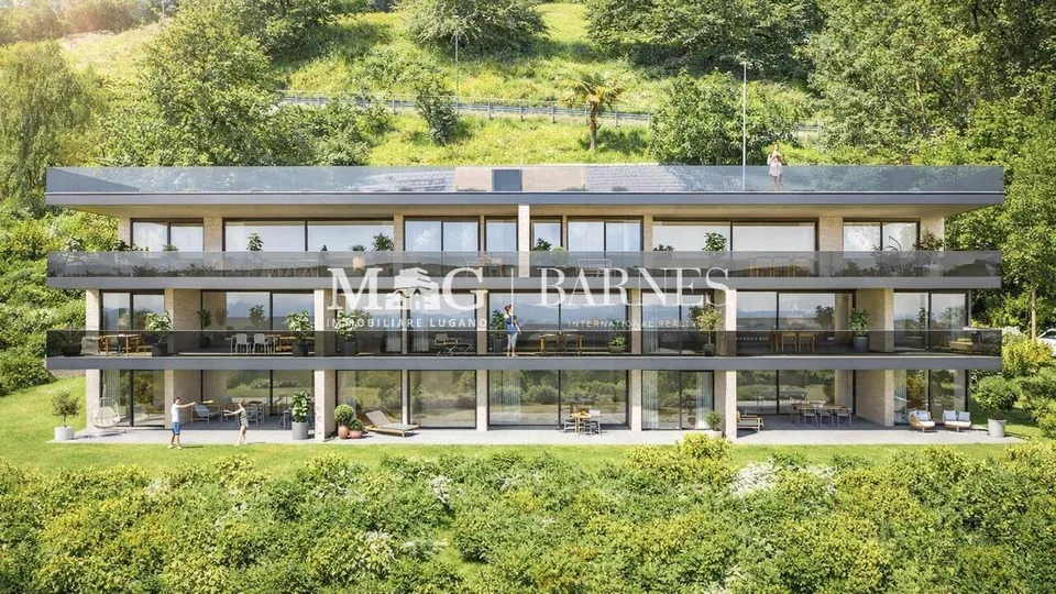 Lugano, Pregassona: Nuovo 3.5 locali con giardino privato