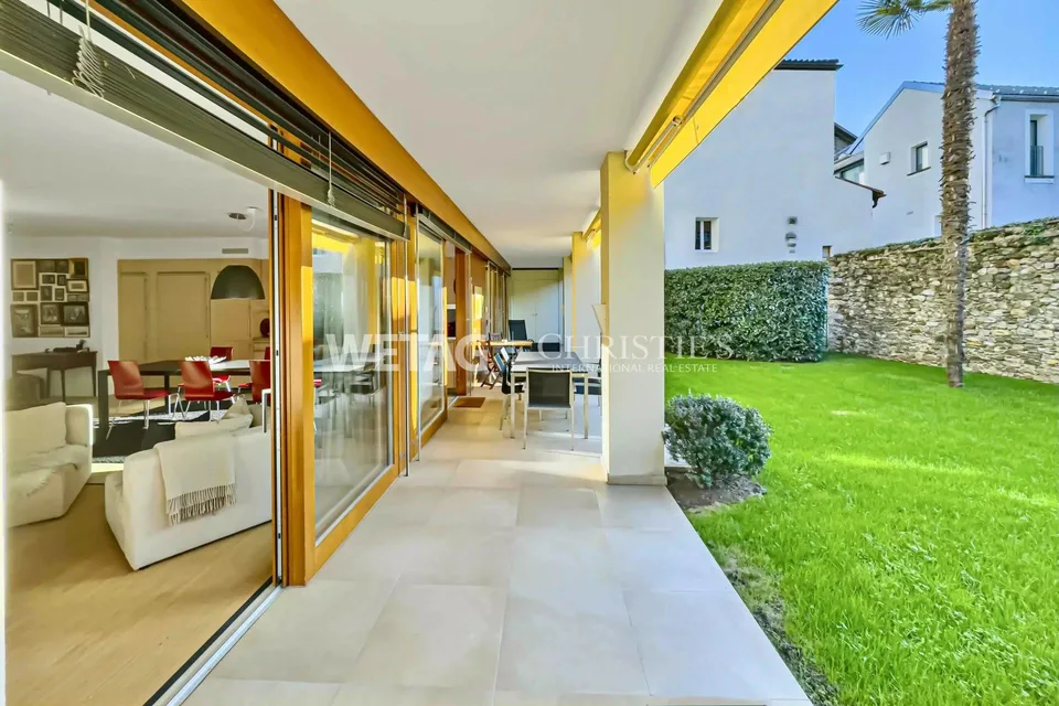 Im Herzen von Ascona, moderne Wohnung mit privatem Garten zu verkaufen