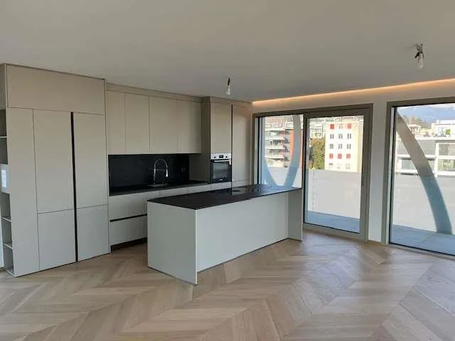 Massagno: attico con roof terrace e vista aperta