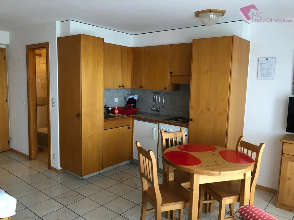 Ovronnaz - Charming South-facing studio located in the Mayen Blanc neighborhood