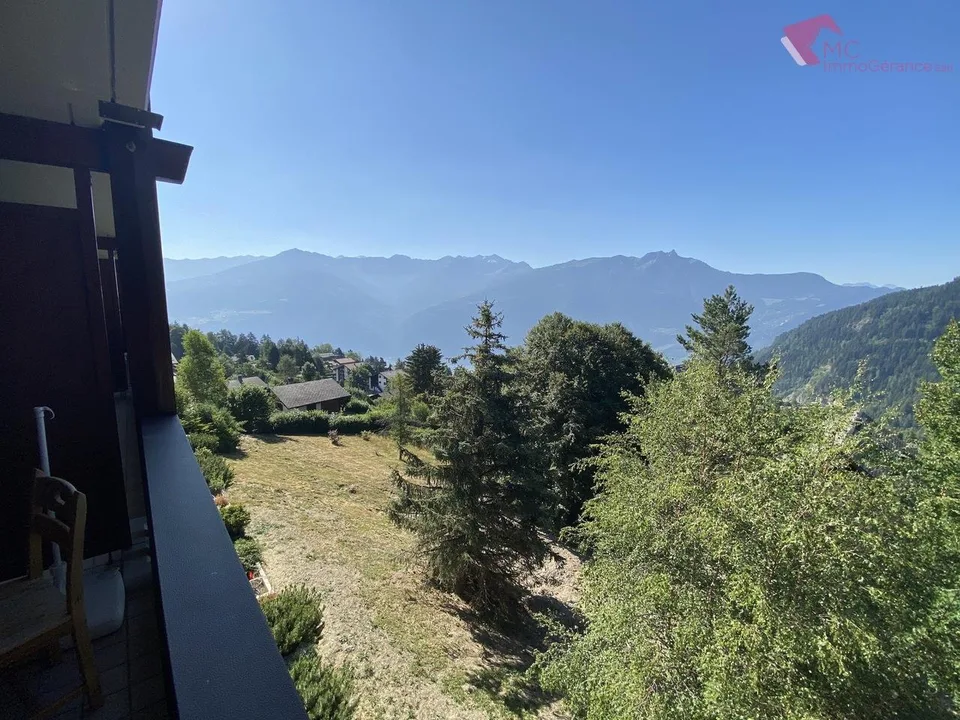 Ovronnaz - Charmantes Studio Süd in der Nachbarschaft Mayen Blanc – Foto 6 von 10