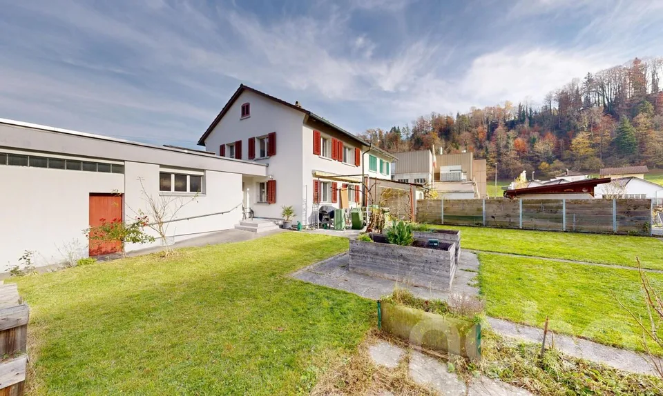 House with large garden