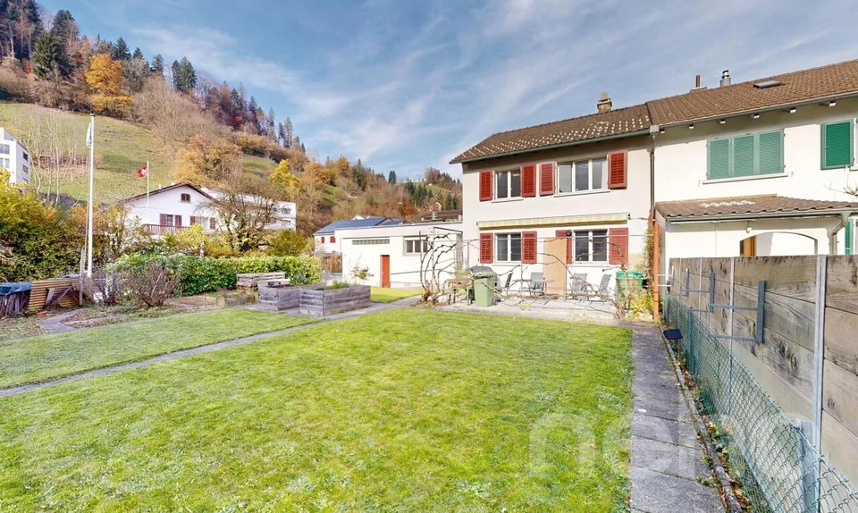 House with large garden