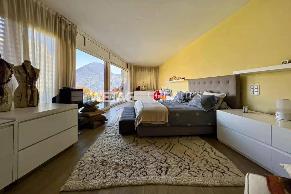 Lugano-Savosa: Wohnung mit grossem Privatgarten & Blick auf den Lug...