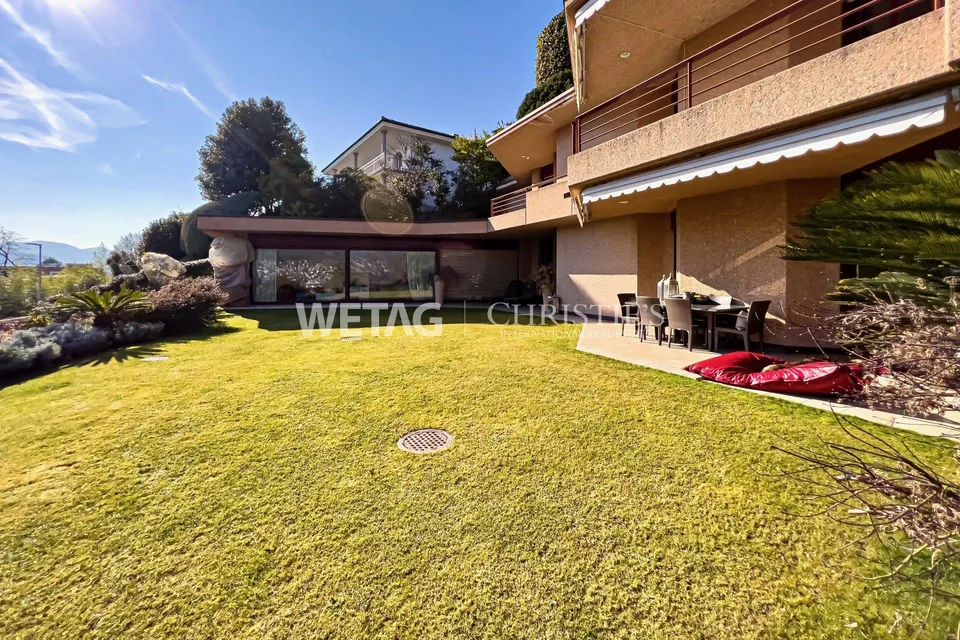 Lugano-Savosa : Appartement avec grand jardin privé & vue sur le lac de Lugano à vendre – photo 6 sur 10