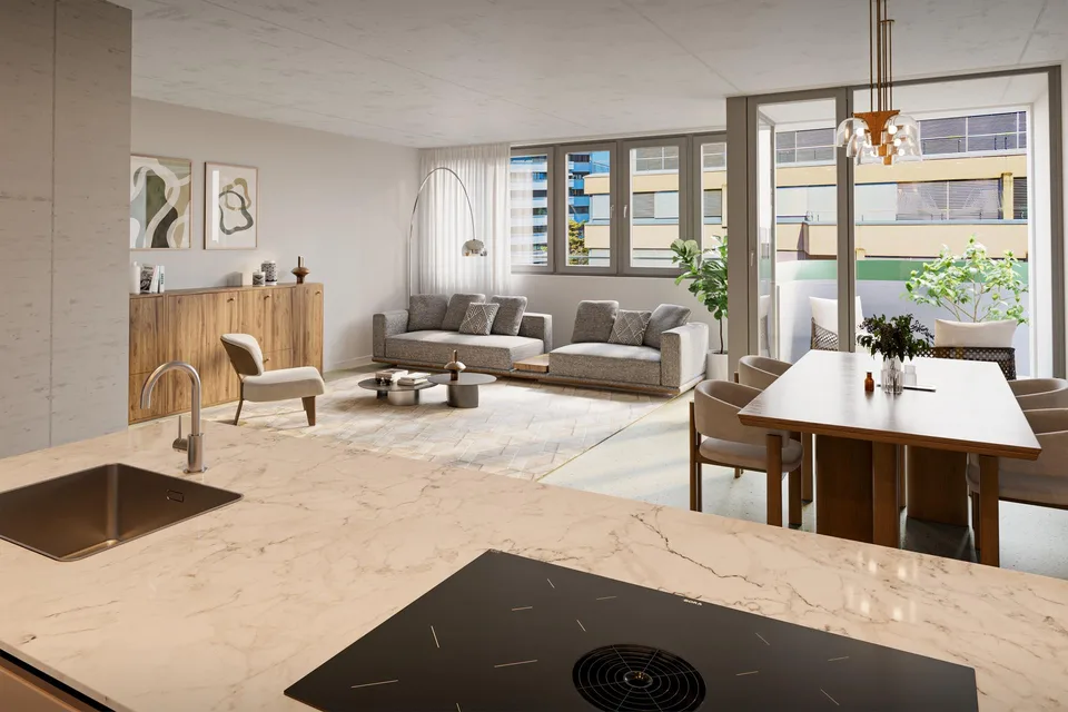 Moderne 3.5-Zimmer-Neubauwohnung in Wollishofen