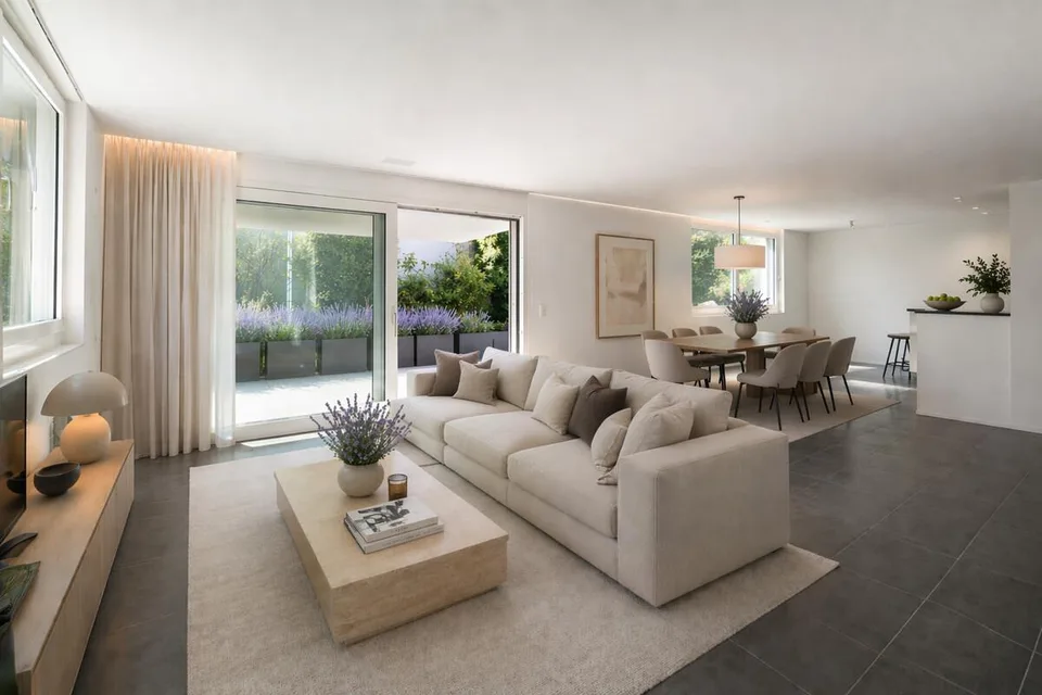 Zurich : appartement 3,5 pièces avec espace de jardin