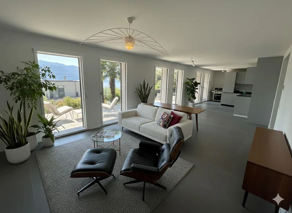 12 B - 3.5 Appartamento con pergolato e giardino privato | 3.5-Zimm...