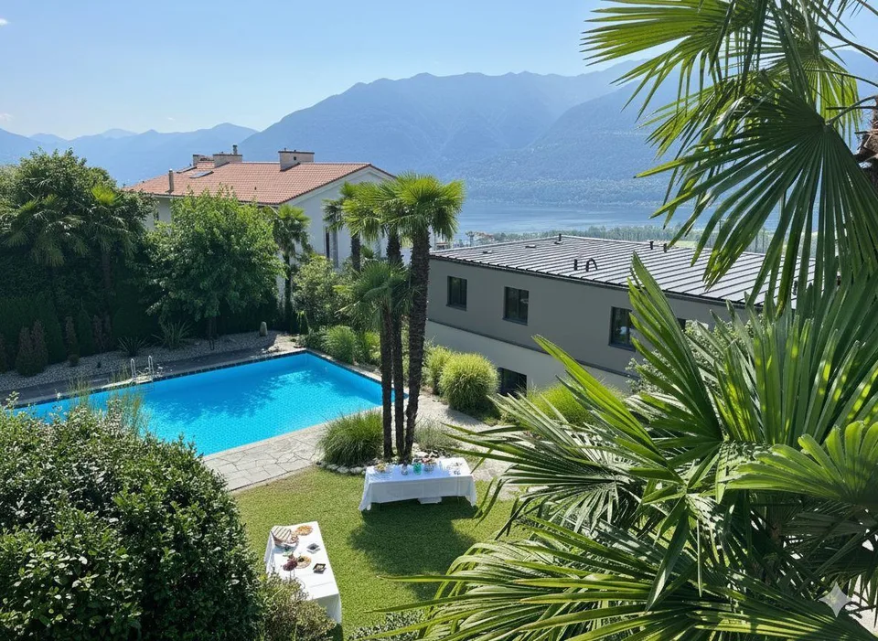 12 B - 3.5 Appartamento con pergolato e giardino privato | 3.5-Zimm...