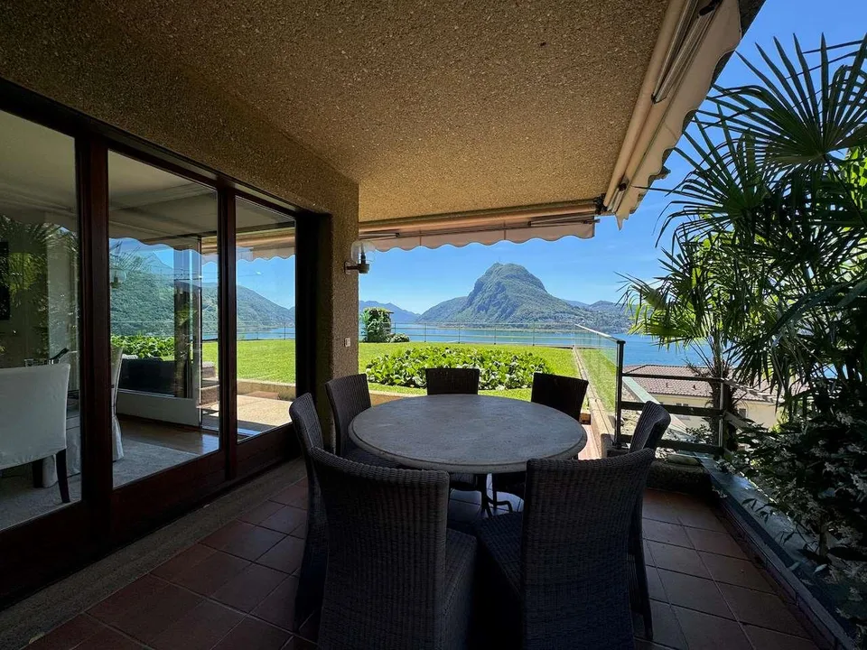 Appartement avec vue sur le lac et jardin