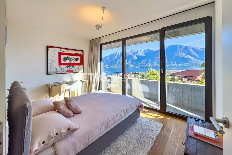 Moderne & helle Duplex-Wohnung mit Seeblick in Locarno-Monti zu verkaufen – Foto 10 von 13