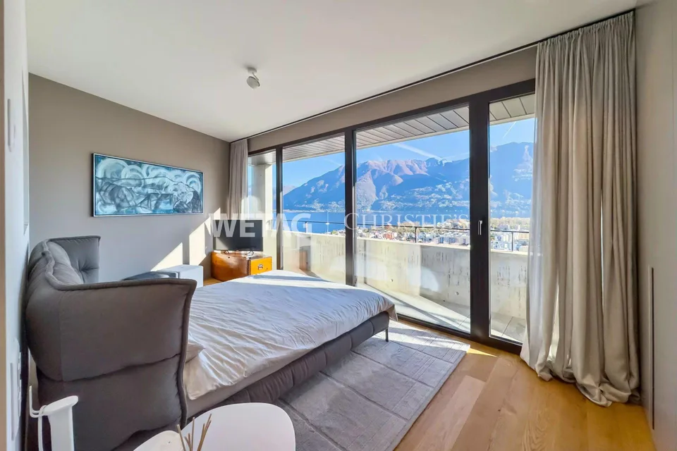 Moderne & helle Duplex-Wohnung mit Seeblick in Locarno-Monti zu verkaufen – Foto 7 von 13