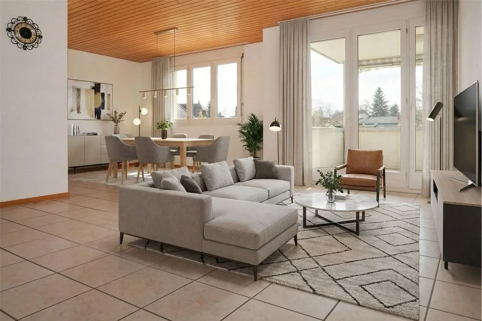 Schmucke Familienwohnung mit Bastelraum und Einstellhallenplatz