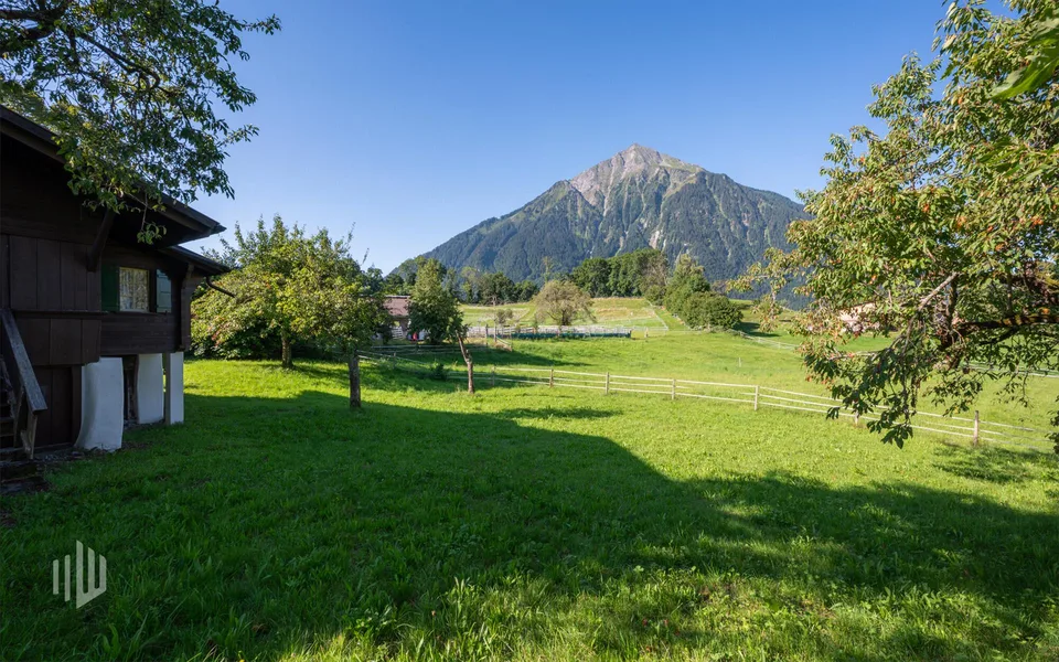 ImmoWyss - Charming Chalet with large building land reserve and Niesen view – photo 7 of 9