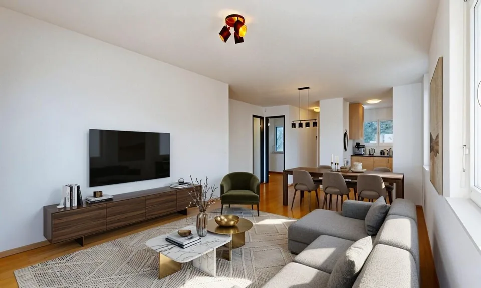 Appartamento di 3,5 stanze con garage a Bramois