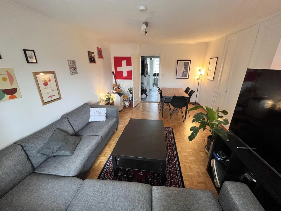 Bright 3-room apartment in the Bern Länggasse quarter