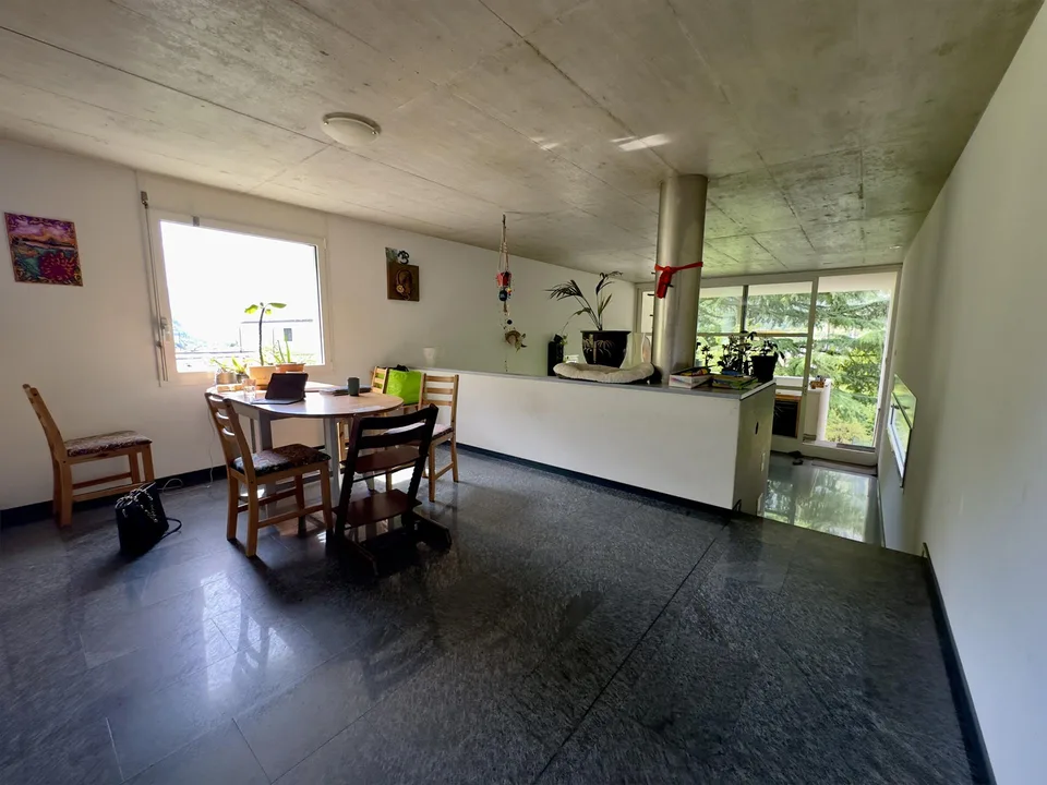 MODERNA CASA 7 LOCALI CON AMPIO GIARDINO A GIORNICO