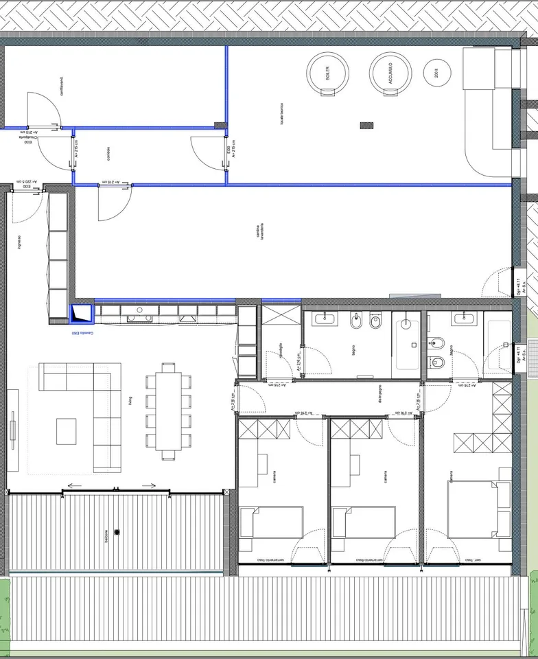 ATTICO 4.5 LOCALI + STANZE EXTRA E PISCINA A PONTE CAPRIASCA – foto 11 di 11