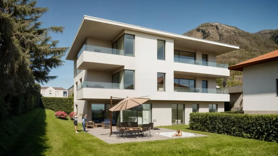 4.5 LOCALI IN COSTRUZIONE CON GIARDINO DI 280 MQ A RIVERA