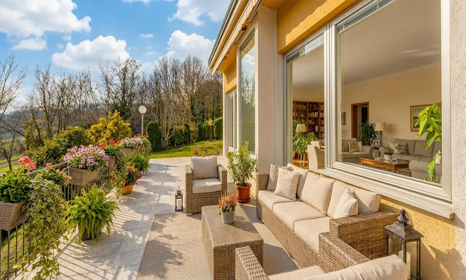 STUPENDA VILLA DI 5.5 LOCALI CON GRANDE GIARDINO A STABIO