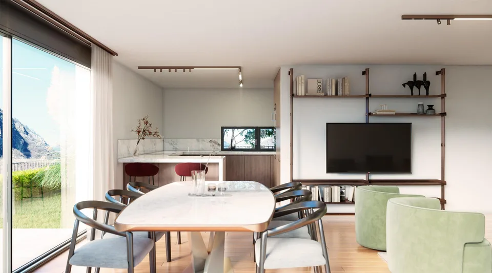 MODERNA VILLA DI 4.5 LOCALI CON GIARDINO PRIVATO A BIASCA