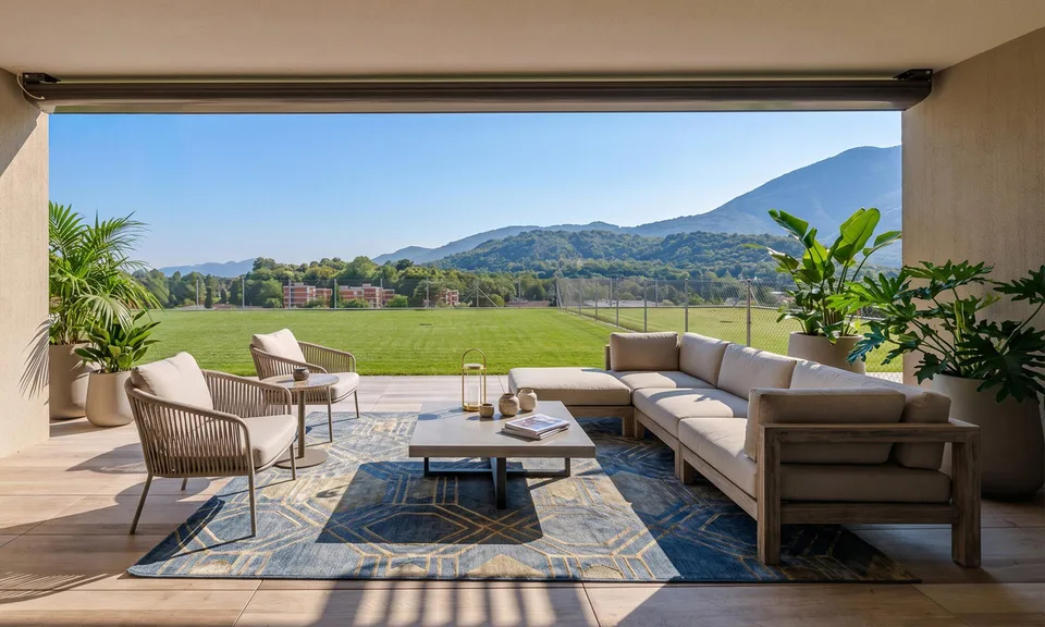 STUPENDO 5.5 CON GIARDINO E PISCINA A PONTE CAPRIASCA