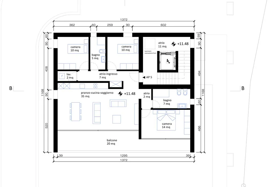 PENTHOUSE ÉLÉGANT HAUT STANDING 4.5 PIÈCES AVEC VUE À VACALLO – photo 10 sur 10